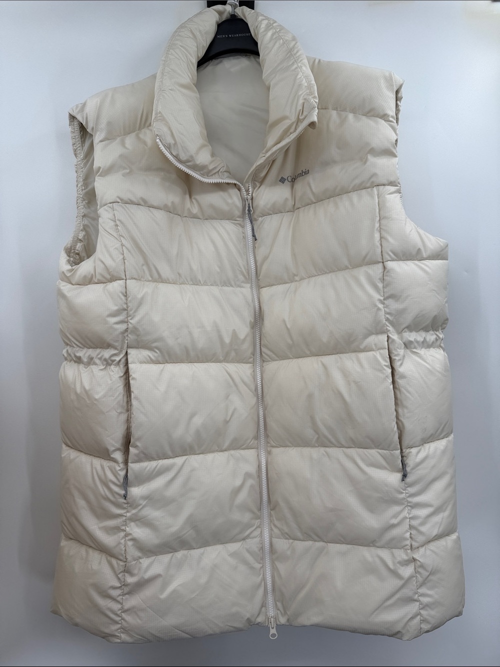 Columbia sports Wear Co. Puffer Vest Cream Size 1X